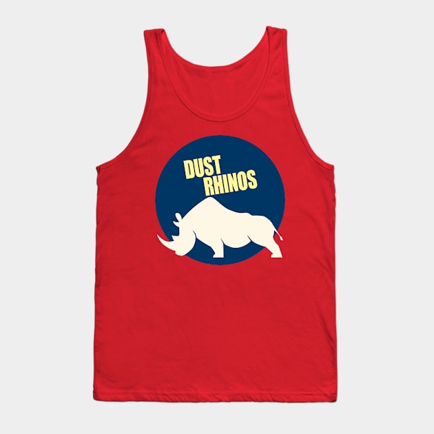 Dust Rhinos Blue Moon Tank Top by Dust Rhinos Swag Store